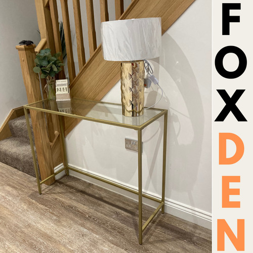 Modern slim gold - modern, table