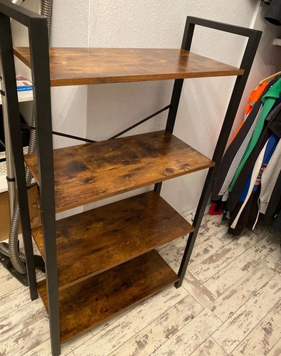 Vintage industrial bookcase - vintage,