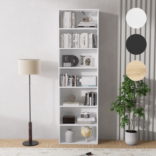 Tier bookcase with shelving - 7,