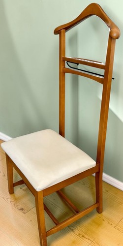 Retro teak valet - chair, with