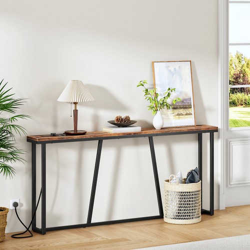 Console table behind - behind, sofa