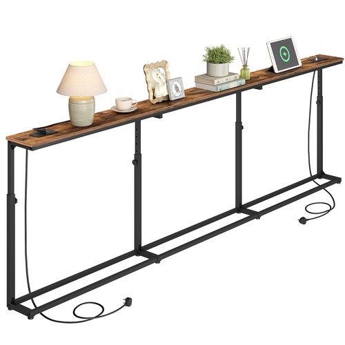 Console table behind - behind, sofa
