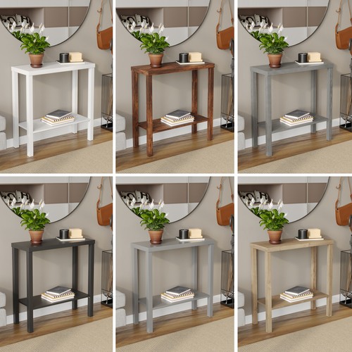 Tier wooden narrow - narrow, console