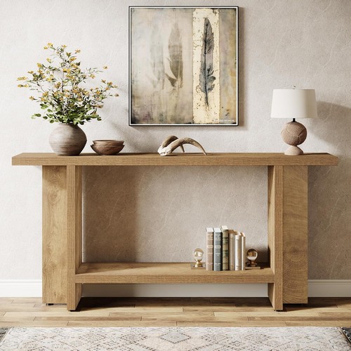Farmhouse entryway console - 59",