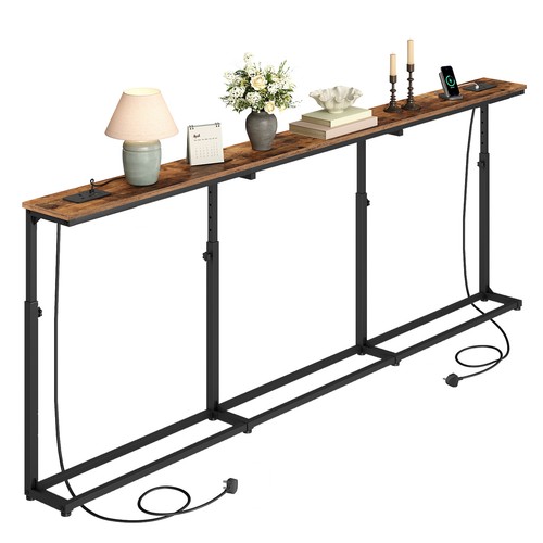 Hoobro console table behind - console,