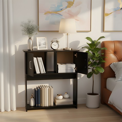 80cm wood console table - table, slim