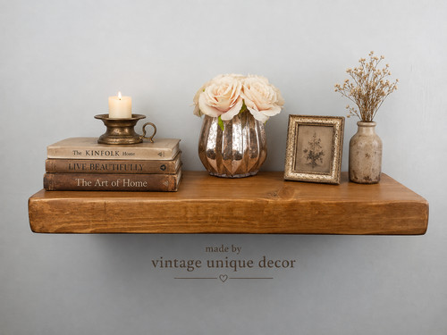 Chunky rustic floating - rustic, solid