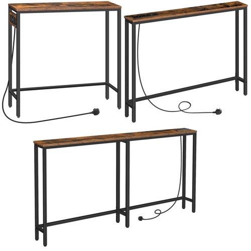 Console table with charging - console,