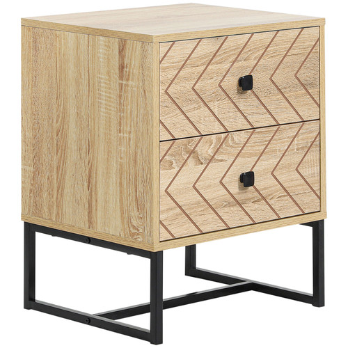 Homcom drawer bedside - drawer,