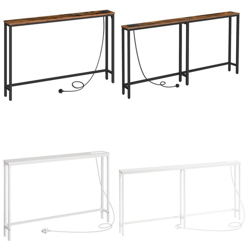 Console table with charging - console,