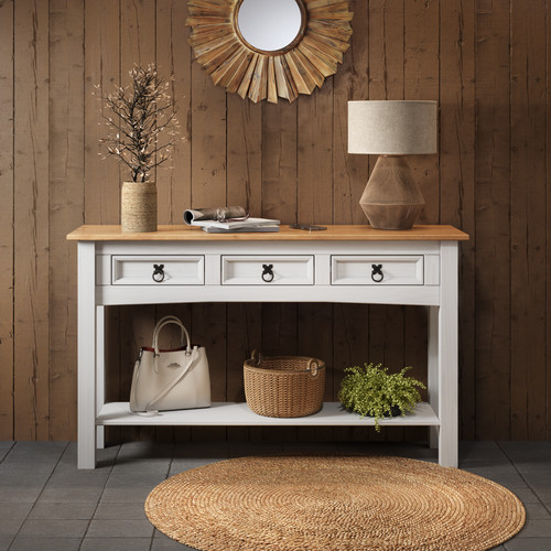 Corona console table white - console,