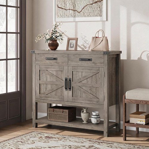 Wooden console table with - wooden,
