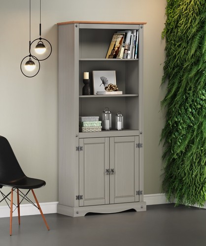Corona bookcase grey - grey, 2