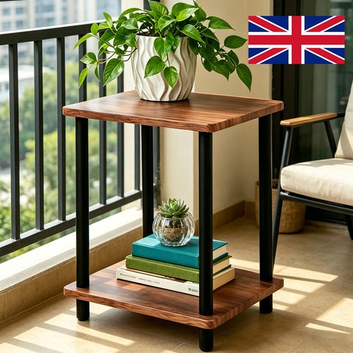 Small slim bedside table - slim,