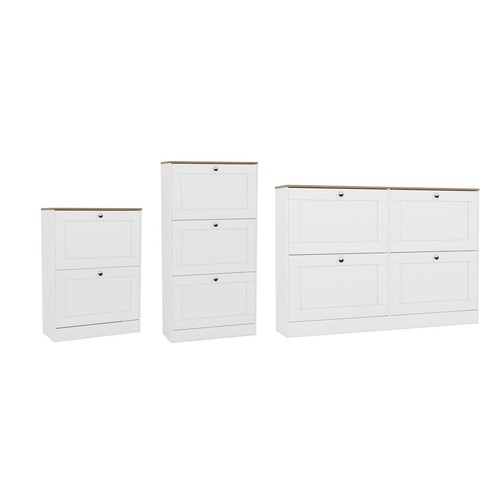 Modern white drawer tier - modern,