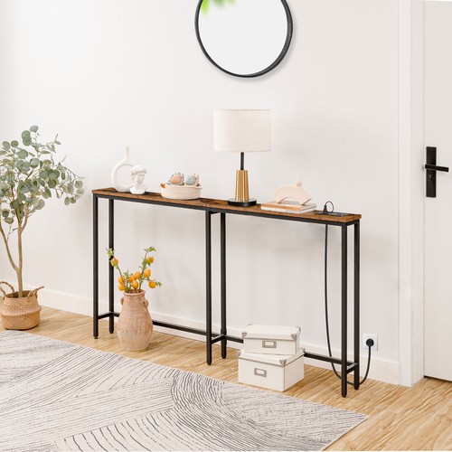 Console table with charging - console,