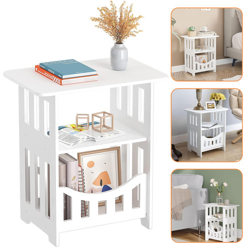 White small bedside - white,