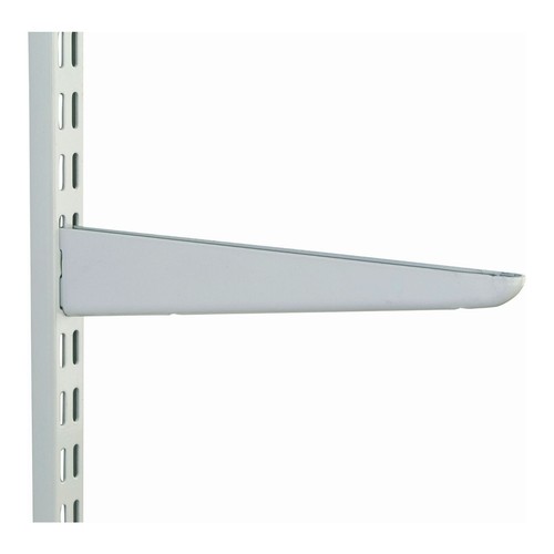 Twin slot shelving white - shelving,