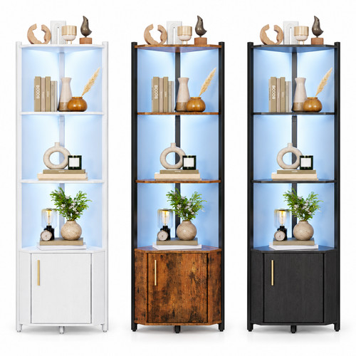 Tier led corner - corner, shelf