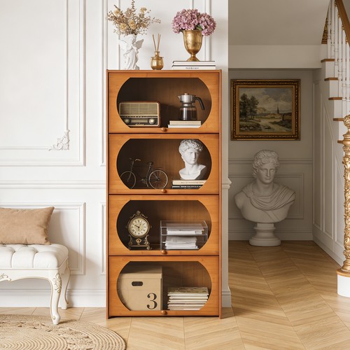 4 tier wooden - 2,, bookcase