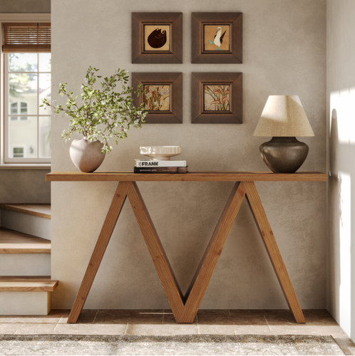 Inch solid wood - solid, console