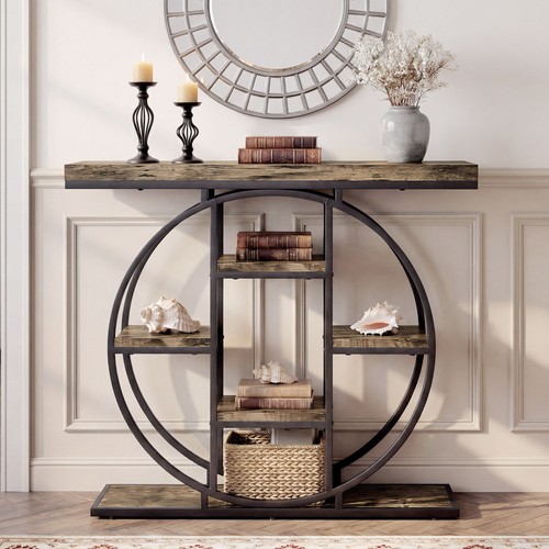 Industrial hallway table with - table,