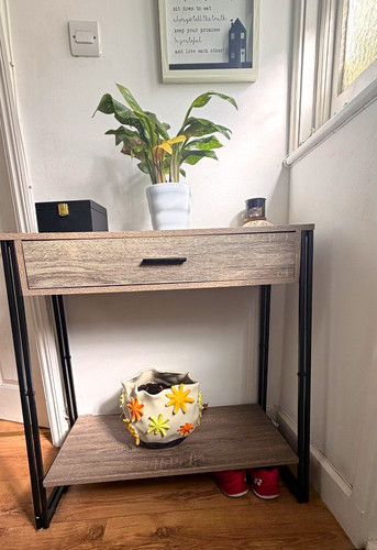 Industrial console table - console,