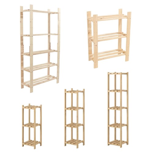 Solid pine slatted storage - slatted,